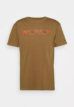 Columbia Soldes Magasin 44 Columbia BASIC LOGO™ SHORT SLEEVE - T-shirt imprimé Prix Raisonnable vêtements randonnée male